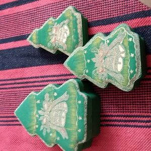 Christmas Tree Nesting Gift Boxes Set Of 3
